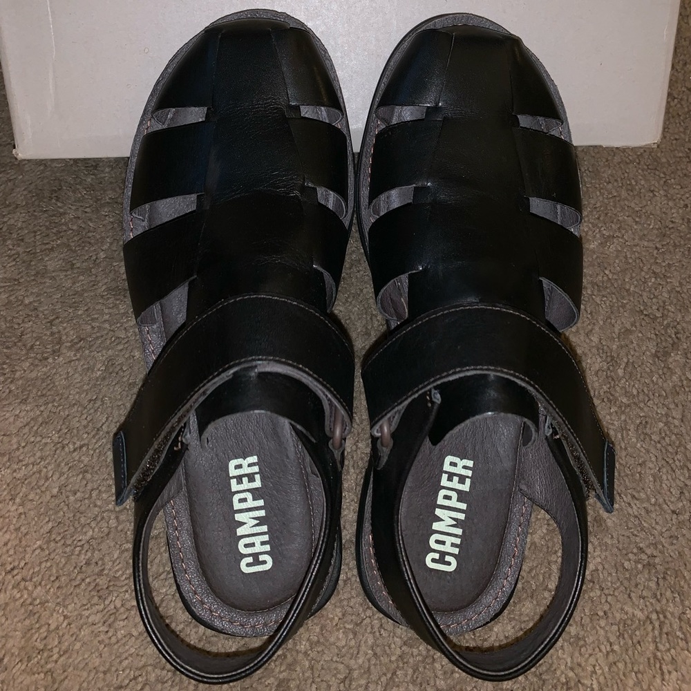Camper New Black Sandals